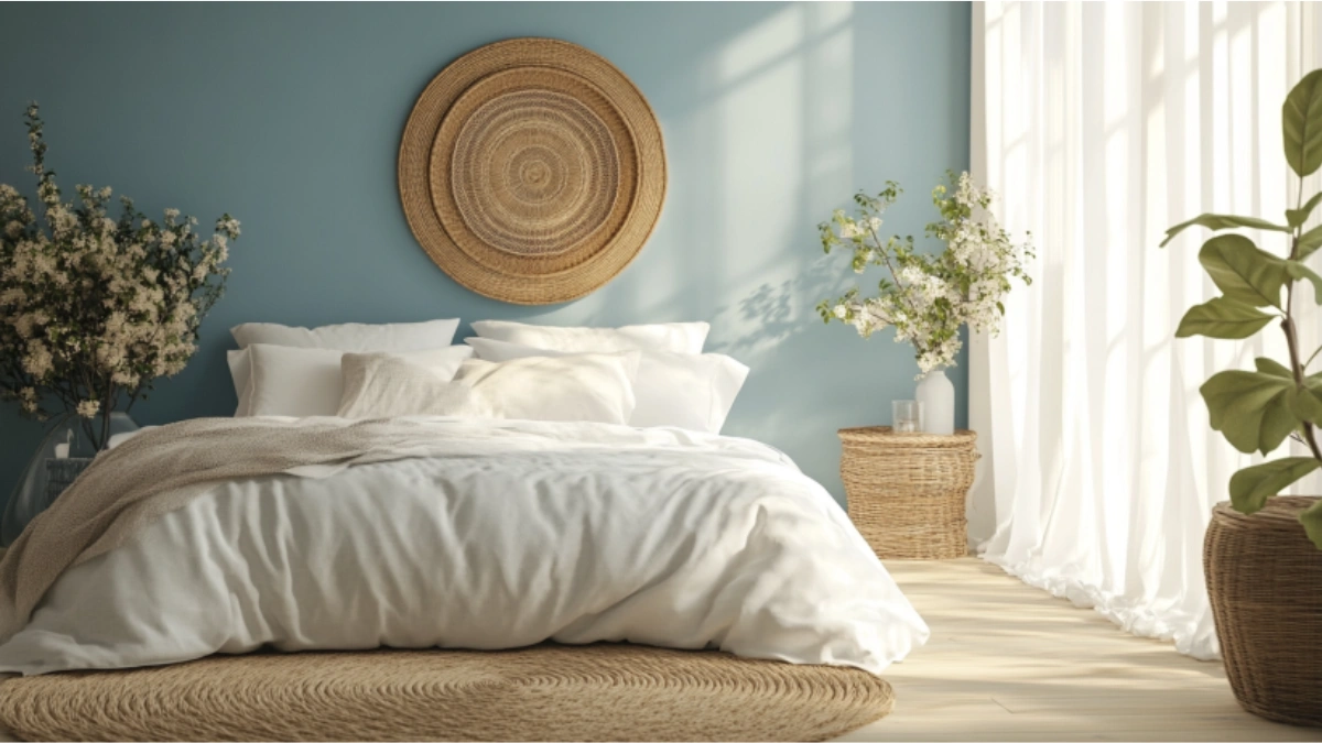 French Blue Bedroom