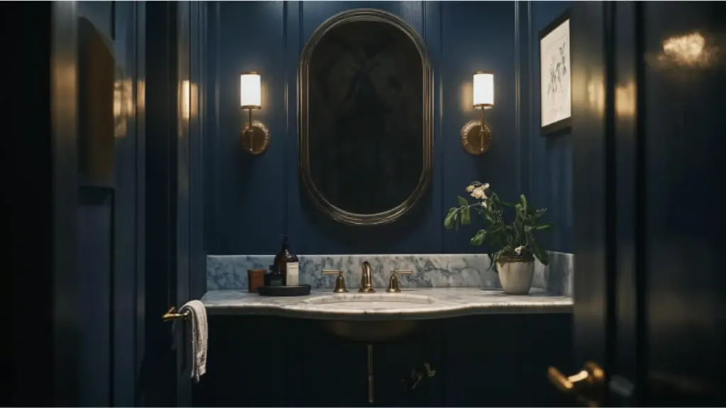Transform Your Small Moody Bathroom with Luxe Accents for a Stylish Refresh