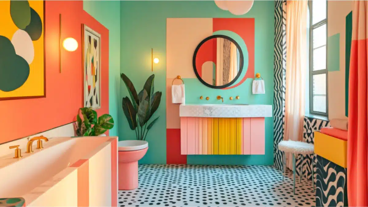 DIY a Funky Bathroom