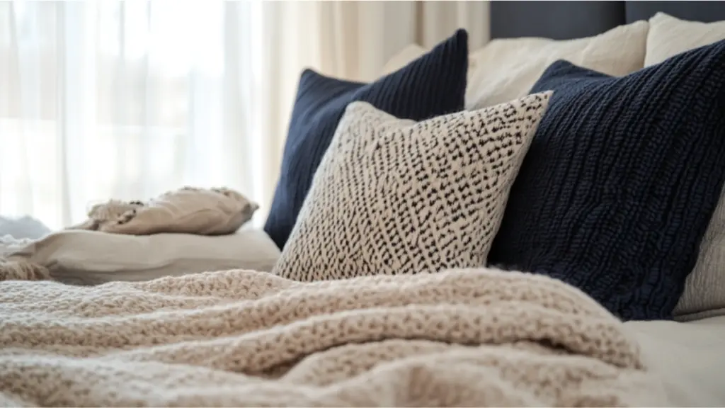 Elegant Navy Blue and Cream Bedroom Inspiration for a Timeless Look