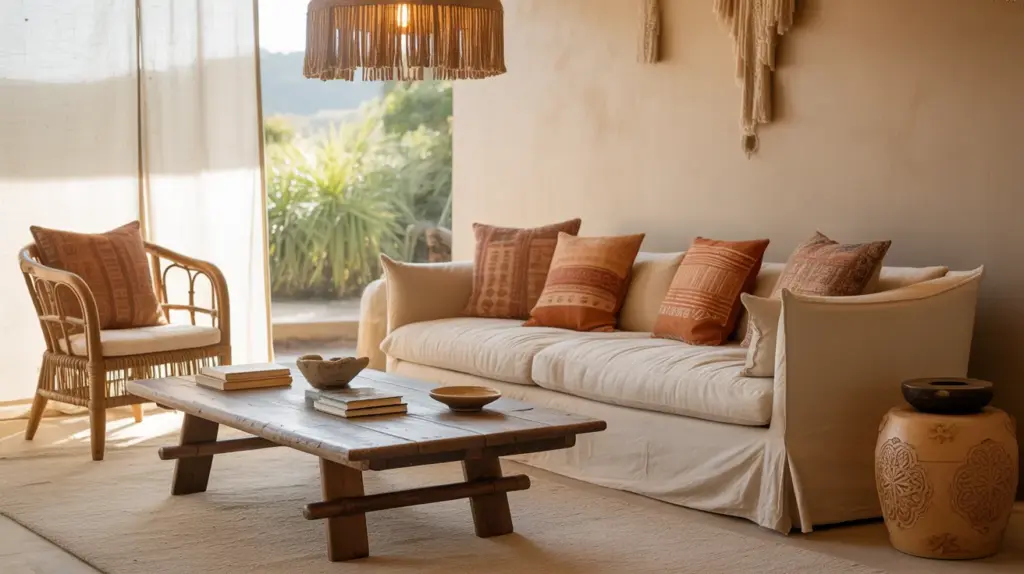 How to Create a Cozy African Boho Living Room with Cultural Flair and Timeless Warmth 5 How to Create a Cozy African Boho Living Room with Cultural Flair and Timeless Warmth