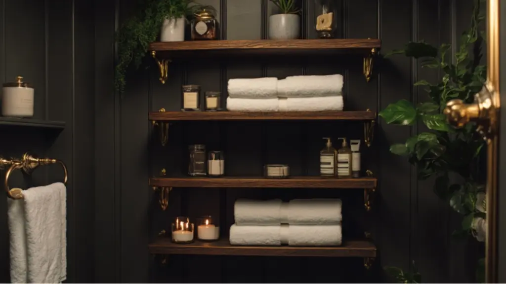 Transform Your Small Moody Bathroom with Luxe Accents for a Stylish Refresh