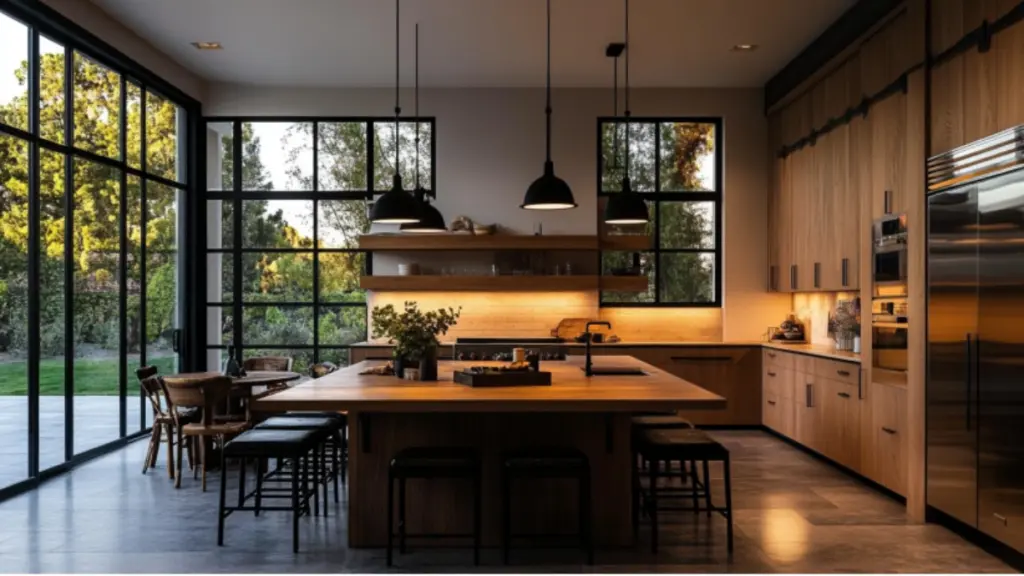 Clever Rustic Modern Kitchen Designs That Work With Weird Angles