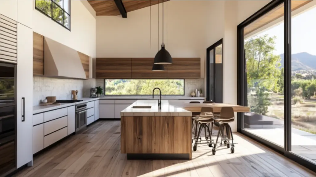 Clever Rustic Modern Kitchen Designs That Work With Weird Angles