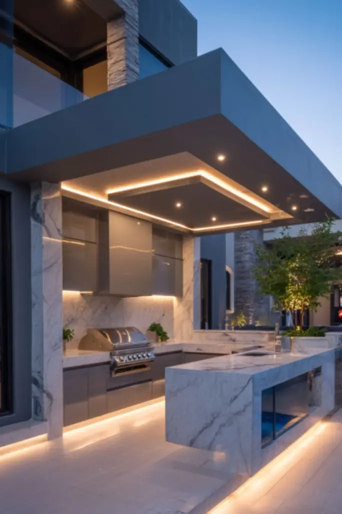 Minimalist Outdoor Kitchen Ideas for a Clean and Sophisticated Aesthetic