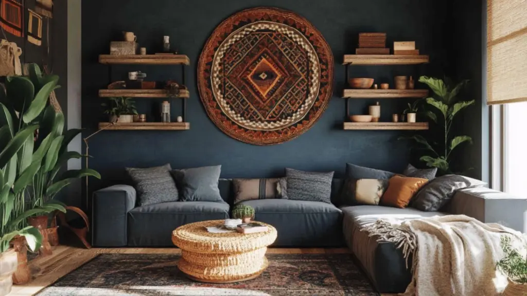Chic Dark Boho Living Room Ideas for Small Spaces That Feel Bold and Cozy