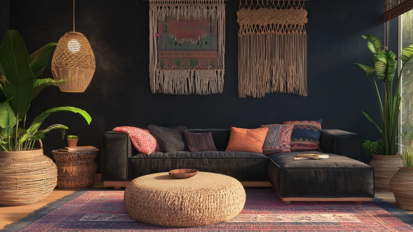 Chic Dark Boho Living Room Ideas for Small Spaces That Feel Bold and Cozy