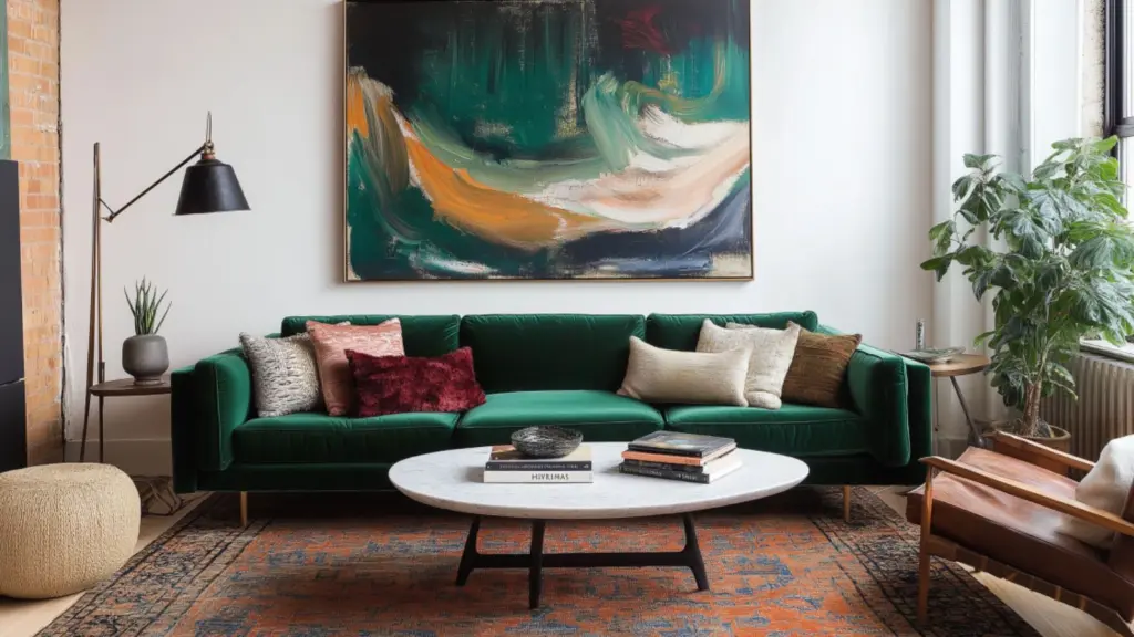 How to Mix Patterns and Textures in a Cozy Eclectic Living Room for Effortless Style