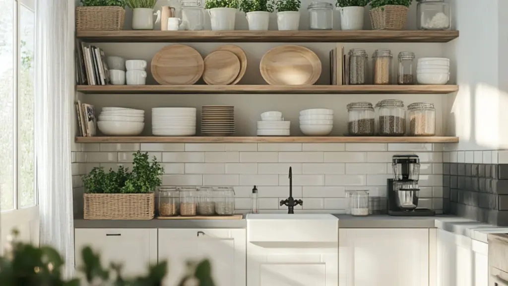 Modern Farmhouse Open Plan Kitchen Living Room Decor: Style Your Space with Comfort and Charm