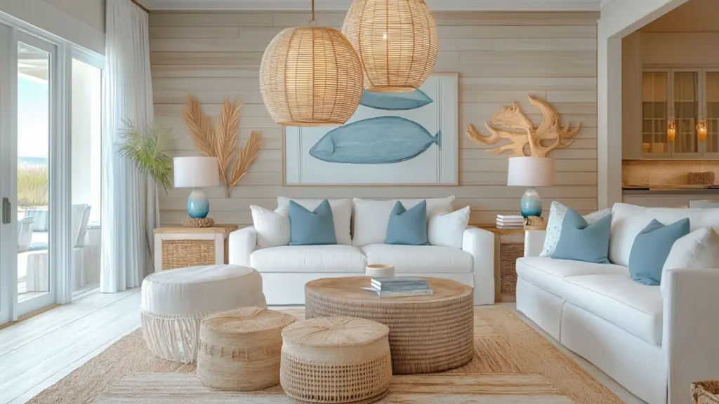 Bring Nature Indoors with Coastal Chic Living Room Decor: Create a Serene, Stylish Space