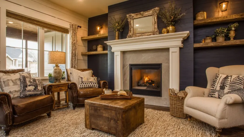 Small Rustic Farmhouse Living Room Layout Inspiration: Cozy Design Ideas for Charming, Compact Spaces