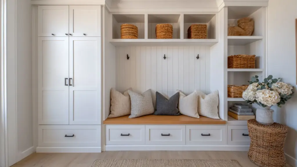 Cozy Narrow Entryway Ideas with Smart Storage Solutions for Small Spaces
