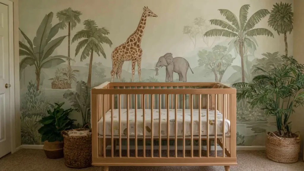 Safari Animal Baby Boy Nursery for Imaginative Rooms
