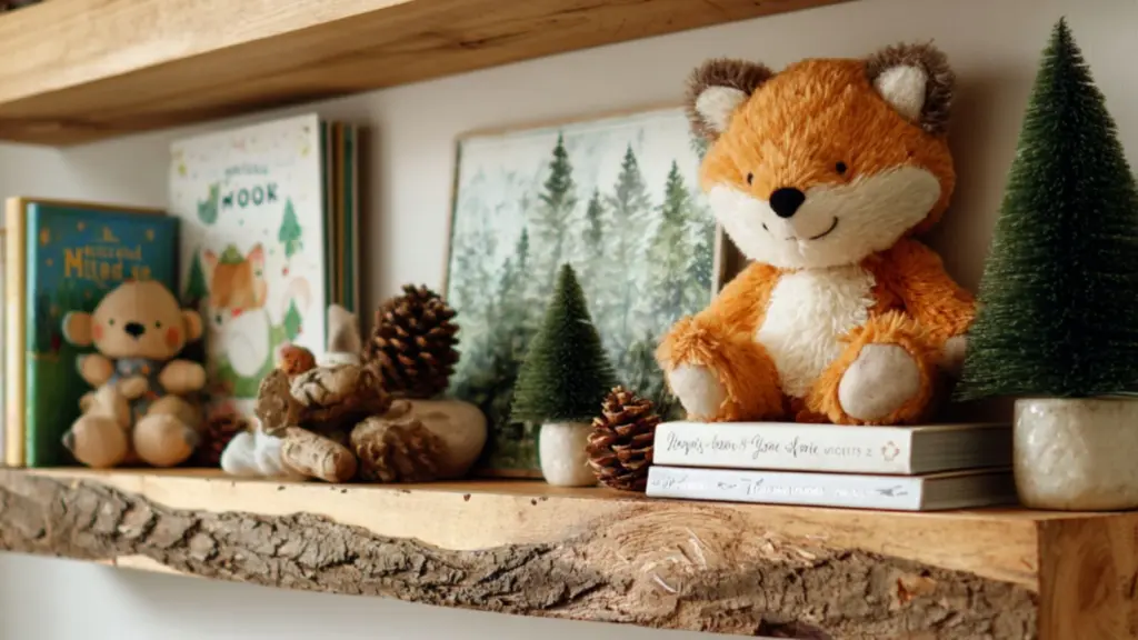 DIY Baby Boy Nursery Woodland Wall Decor Projects