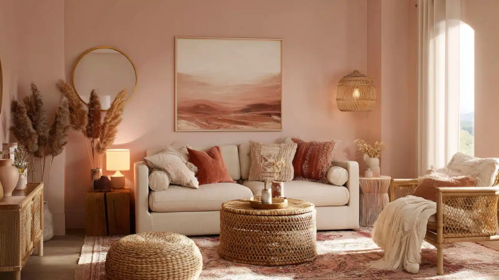 Girly Living Room Ideas for Feminine Boho Style