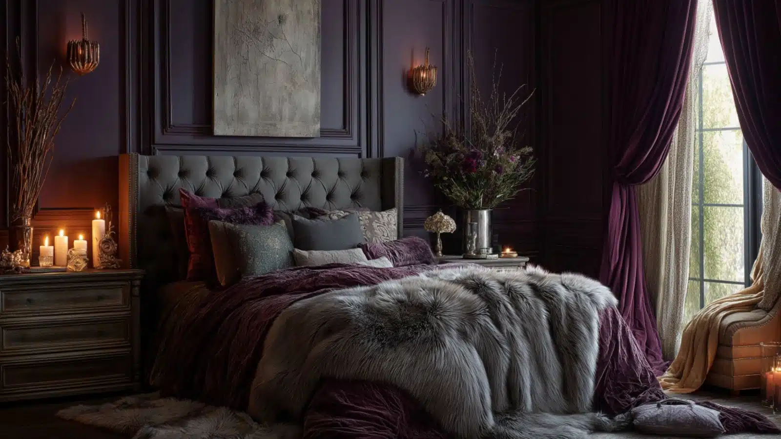 How to Style a Romantic Moody Bedroom Like a Designer: Deep Tones, Texture, and Timeless Charm