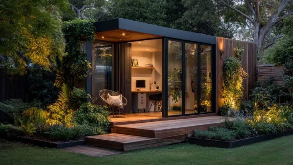 Stylish Backyard Office Ideas for Remote Work Bliss and Everyday Comfort