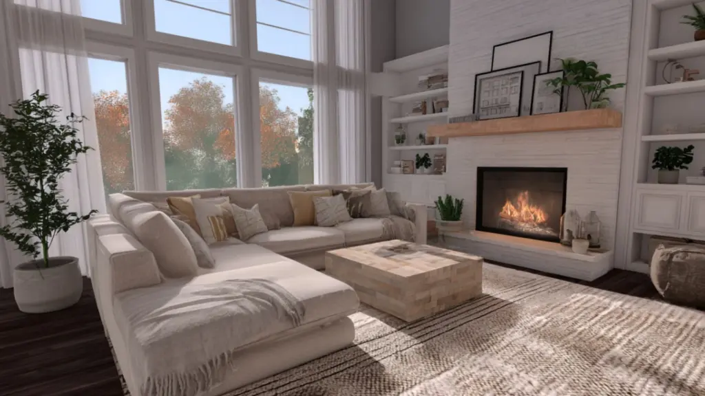 Large Living Room Bloxburg Inspiration for Grand Spaces with Elegant Decor Ideas