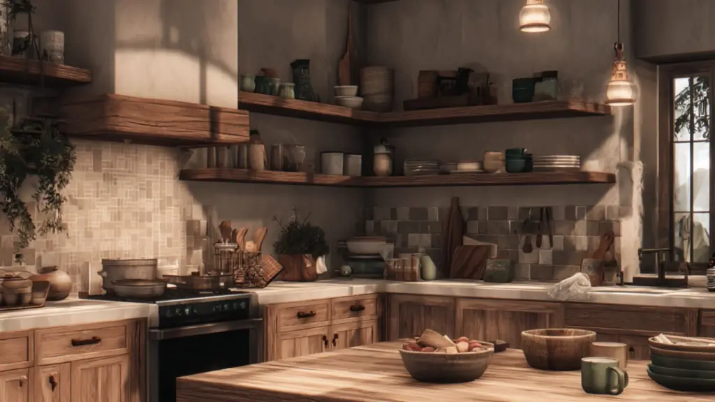 Rustic Kitchen Ideas Bloxburg for Warm Interiors and Cozy Home Design