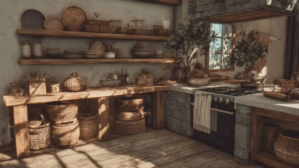 Rustic Kitchen Ideas Bloxburg for Warm Interiors and Cozy Home Design