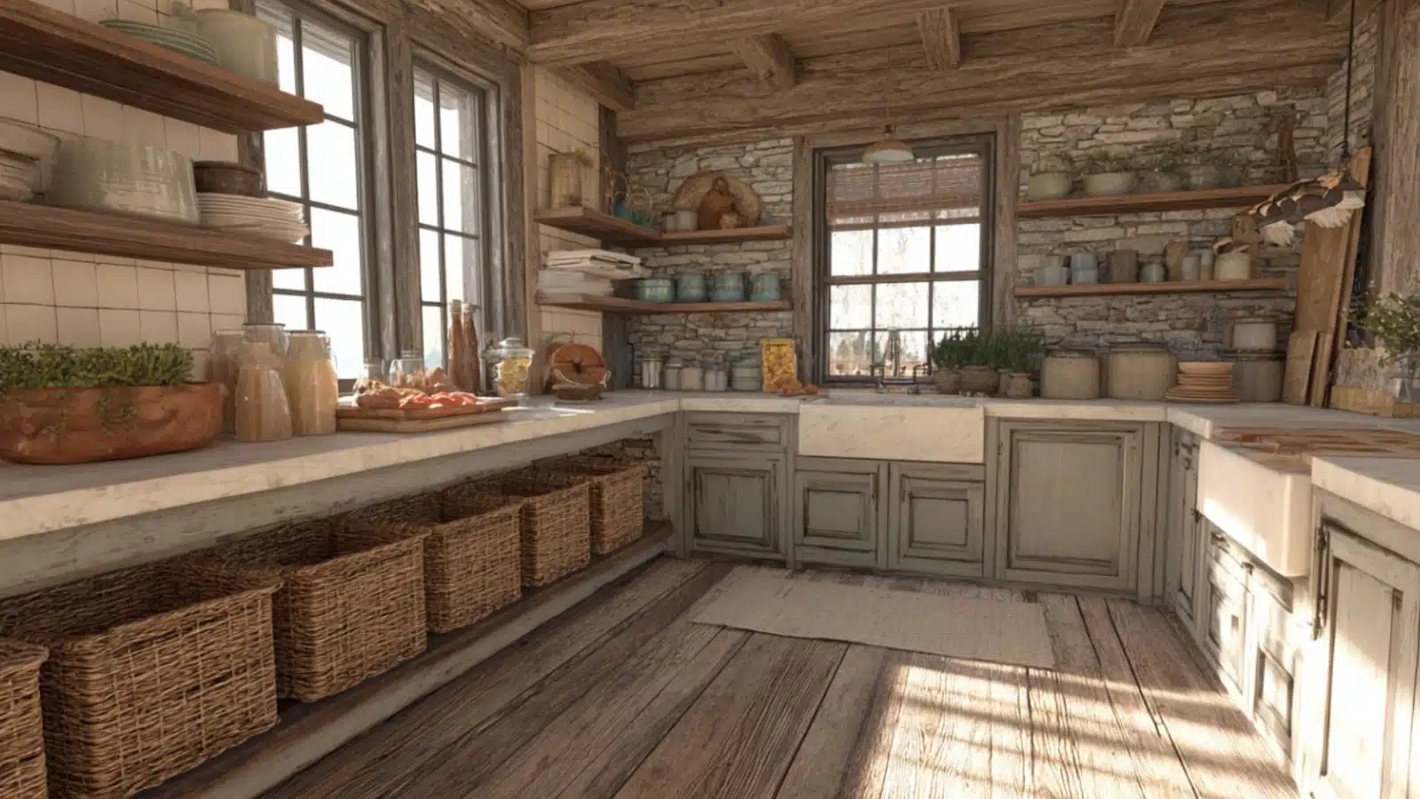 Rustic Kitchen Ideas Bloxburg for Warm Interiors and Cozy Home Design