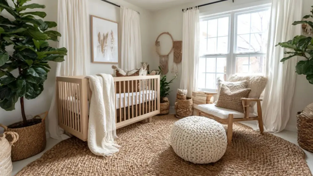 Natural Fiber Nursery Rug Inspiration for Eco Homes with Cozy and Sustainable Style