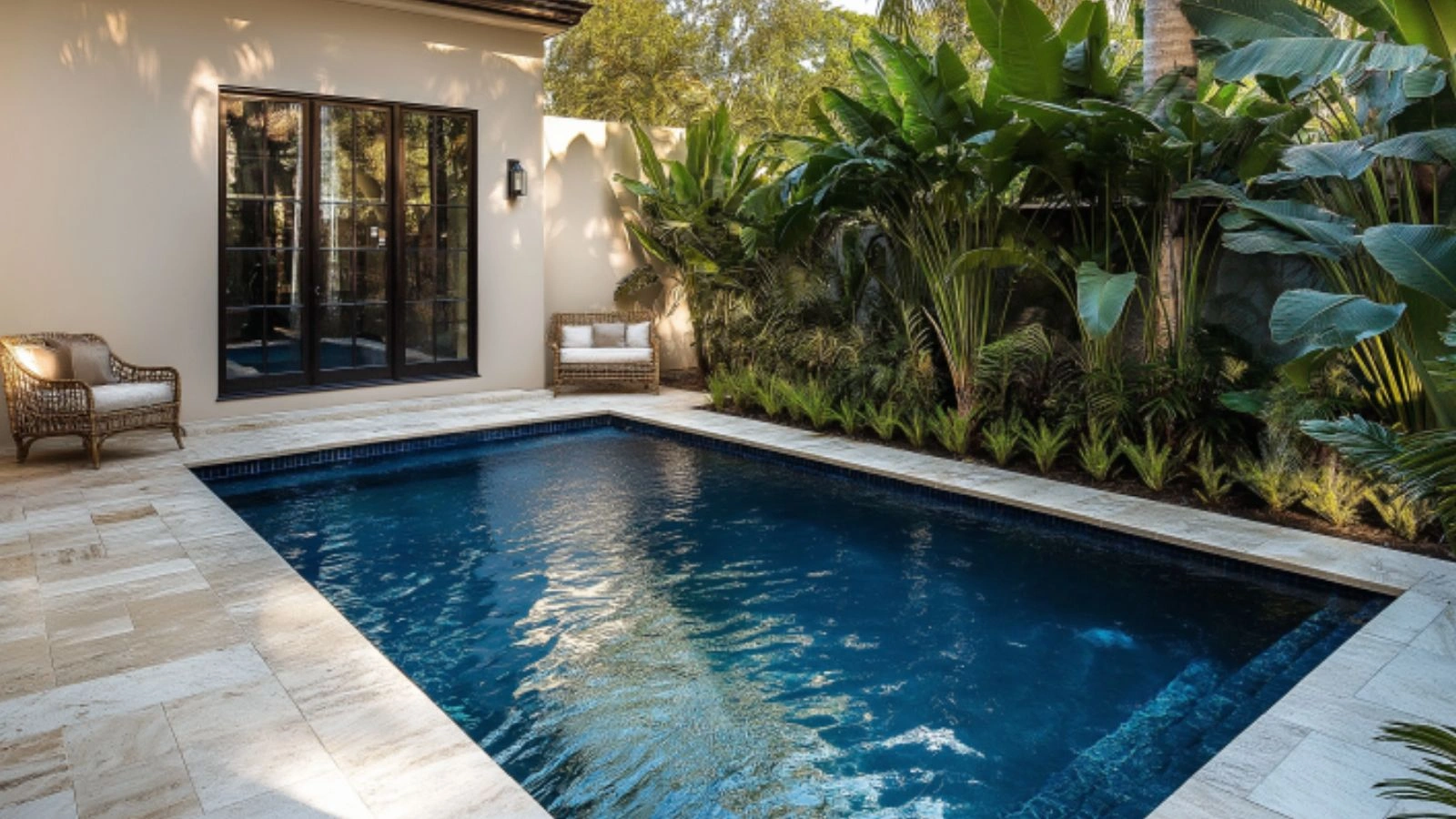Colorful Tiled Small Pool Ideas for Visual Impact: Make a Statement in Compact Outdoor Spaces