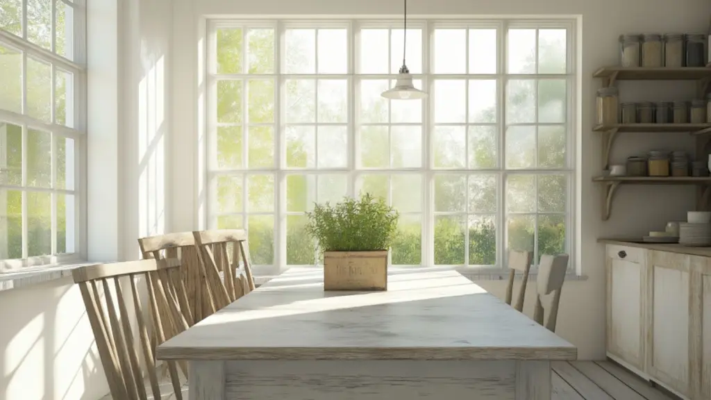 Whitewashed Kitchen Table Makeover Ideas for a Bright, Airy Farmhouse Look