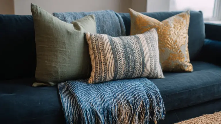 Navy and Sage Blue and Green Living Room Combinations for a Stylish and Serene Space