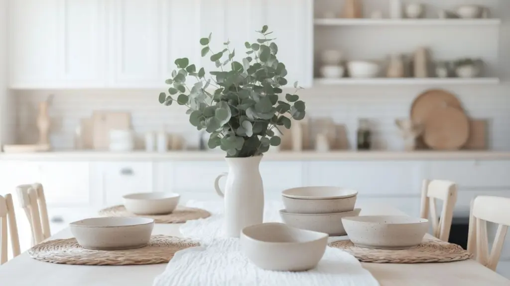 Whitewashed Kitchen Table Makeover Ideas for a Bright, Airy Farmhouse Look